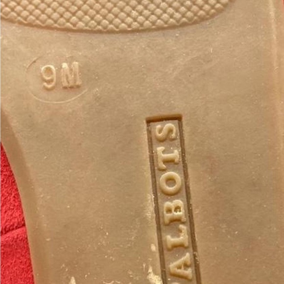 Talbots Red Suede Tassel Loafers - Women's - Picture 6 of 6